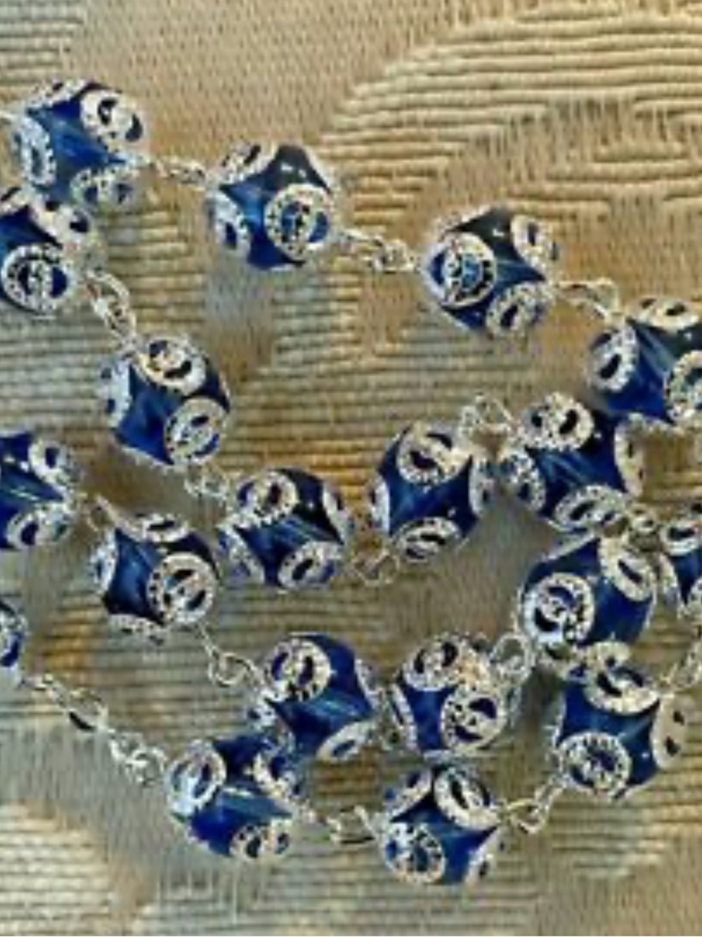 Authentic Turquish Artisan Beaded crucifix Handcrafted in Ephesus - Picture 7 of 8